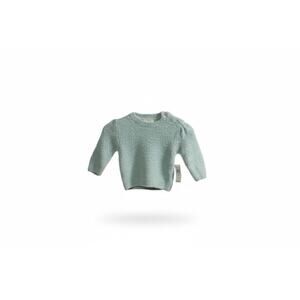 Jessica Simpson Baby Girls Fuzzy Knit Sweater Leggings Set Light Blue 12M NWT